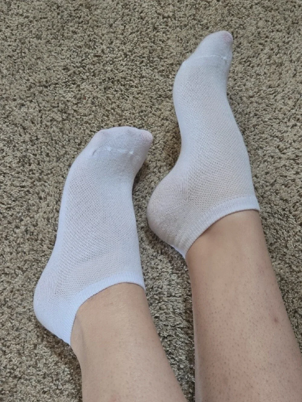 Classic White No-Show Women's Ankle Socks